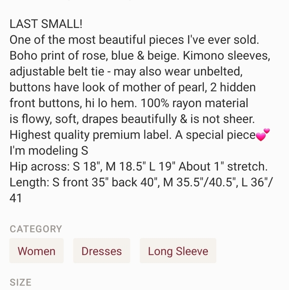 🌸East Village Boho Dress🌸 - Picture 12 of 13